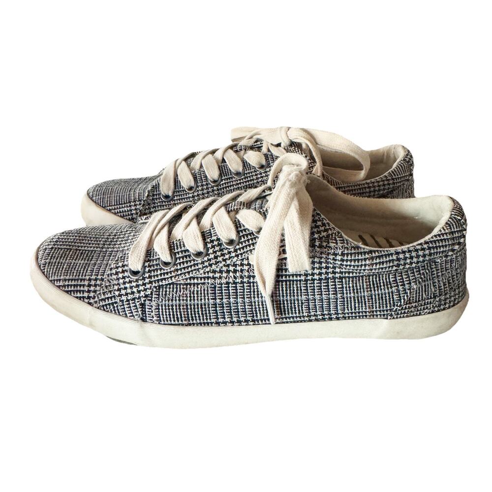 Taos Z79103 Womens Black Plaid Star Casual Sneaker Size US‎ 8